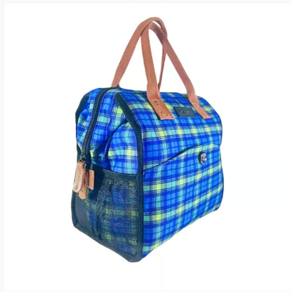 NEW! - Nice and Chic Plaid Lunch Bag